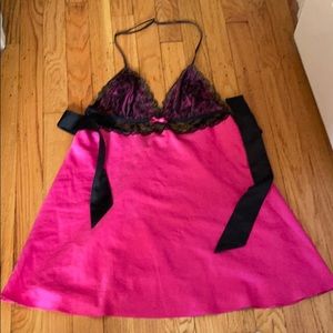 Babydoll lace halter.